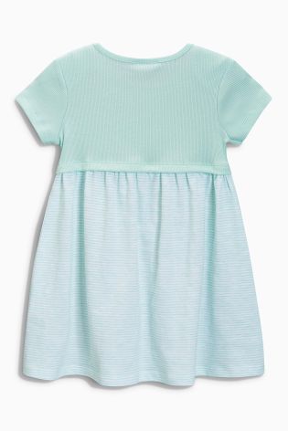 Mint Stripe Jersey Dress (0mths-2yrs)